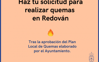 APROBADO EL PLAN DE QUEMAS. Haz tu solicitud para realizar quemas en Redován