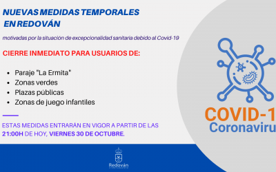 Nuevas medidas temporales frente al Covid-19 en Redován