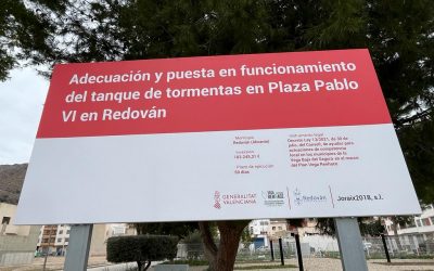 El Ayuntamiento de Redován culmina la adecuación y puesta en funcionamiento del tanque de tormentas de la Plaza Pablo VI